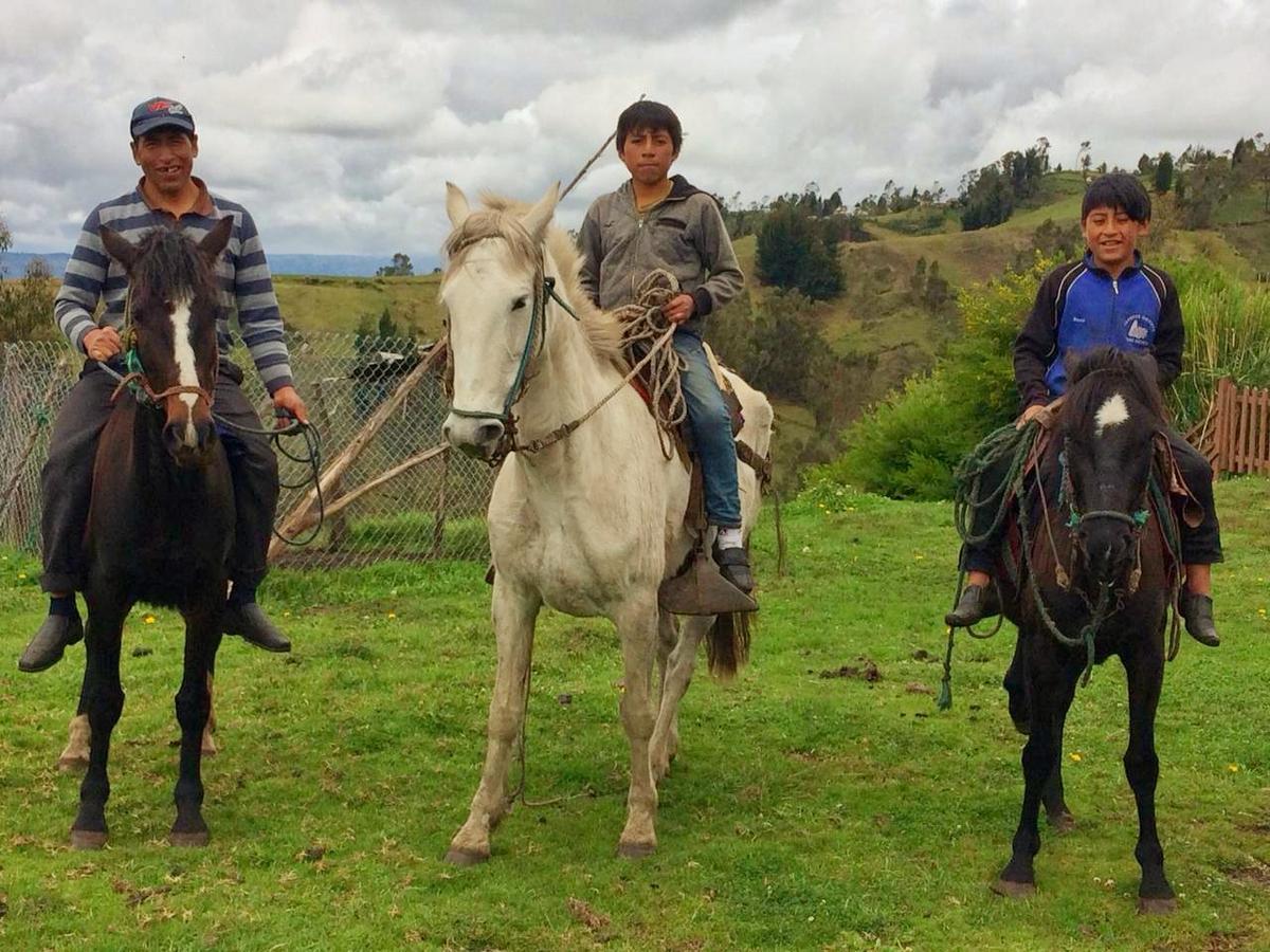 Turismo Comunitario La Esperanza Villa Hacienda Colta Kültér fotó